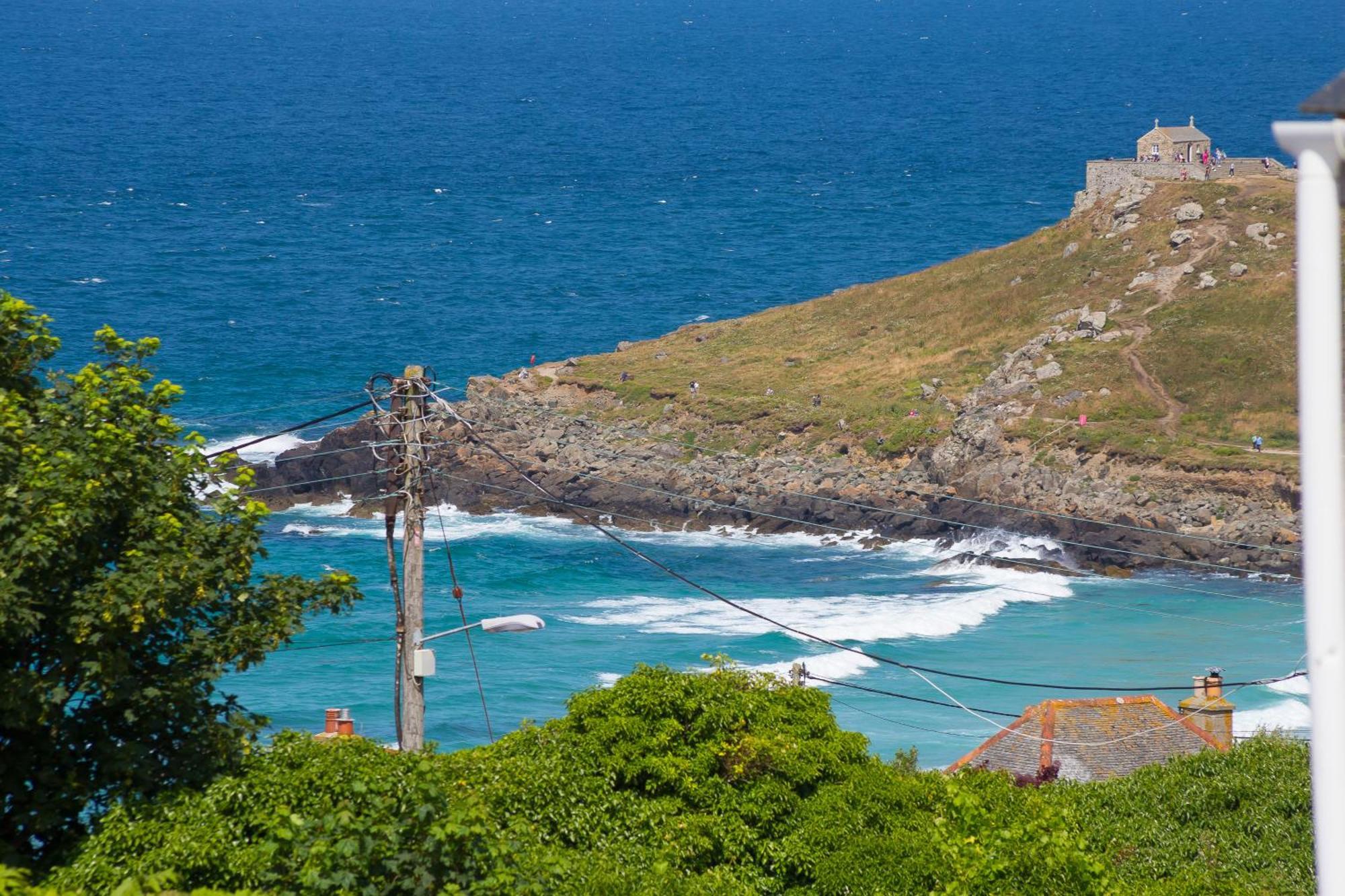 Ferienwohnung Seabreeze 3 - Seaview & Parking St Ives Exterior foto