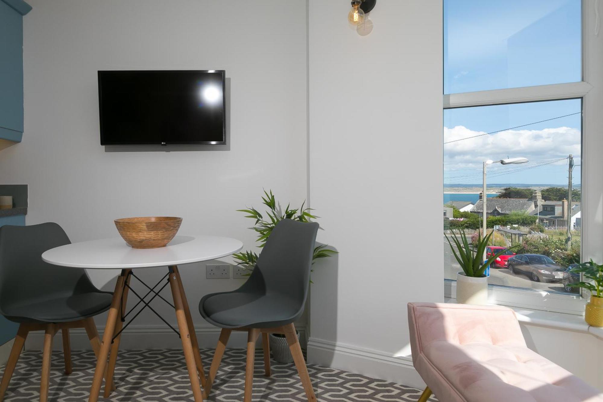 Ferienwohnung Seabreeze 3 - Seaview & Parking St Ives Exterior foto