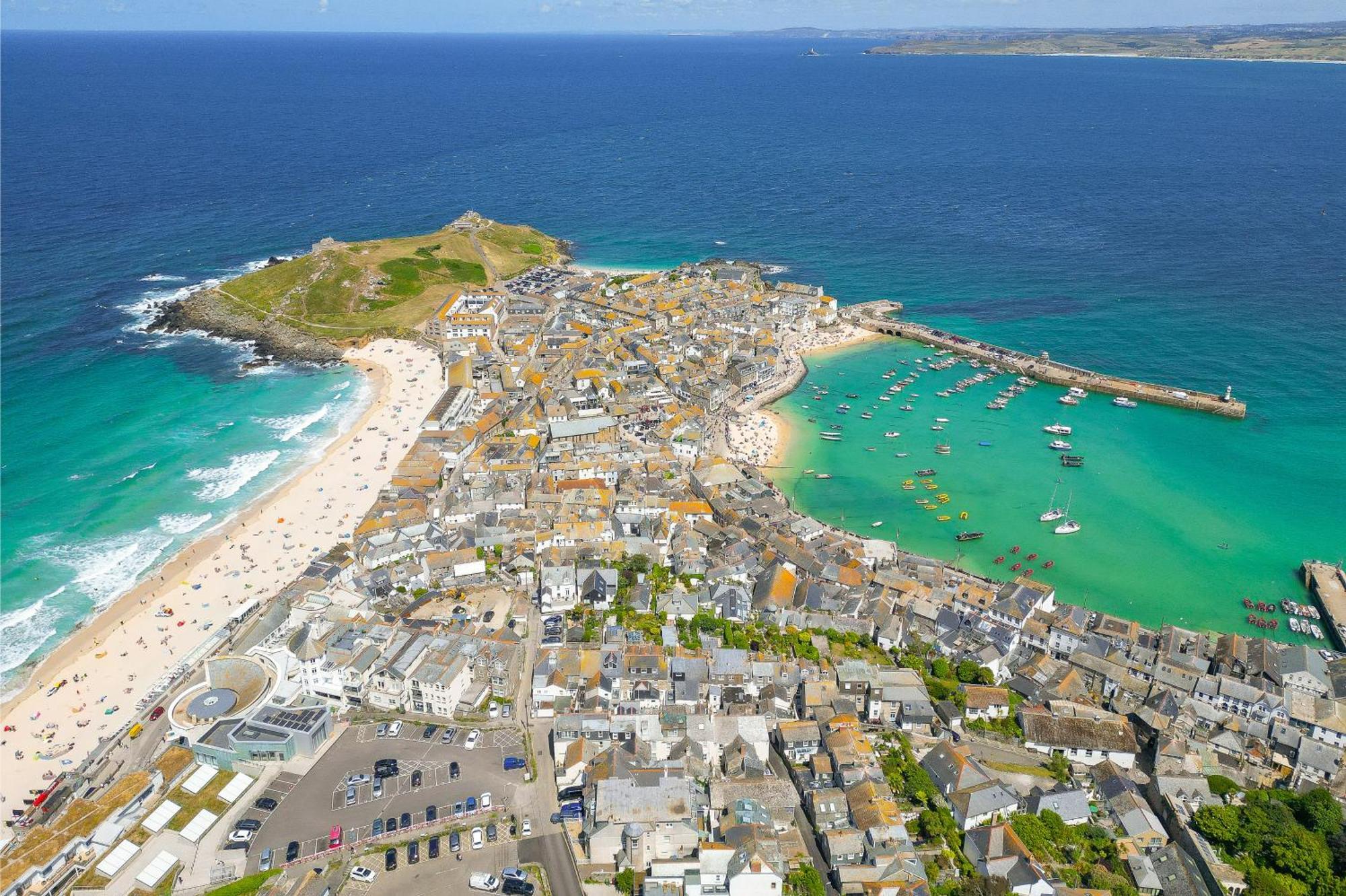 Ferienwohnung Seabreeze 3 - Seaview & Parking St Ives Exterior foto